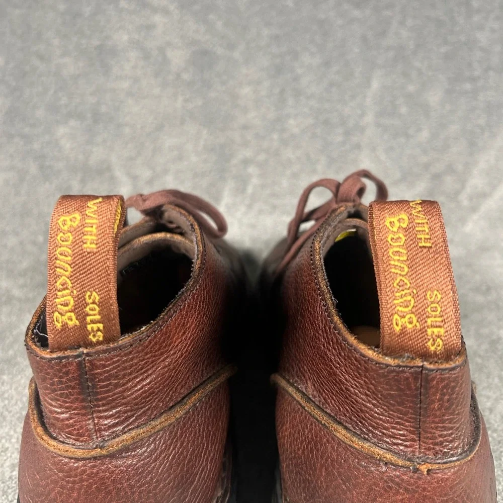 Dr Martens Sussex Chukka Boots Brown Pebbled Leather Mens 12 M Work AW004